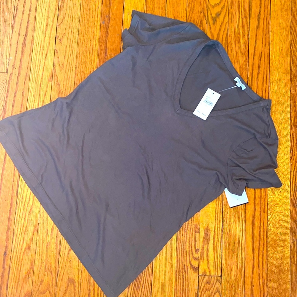 Splendid S  army green/gray T shirt